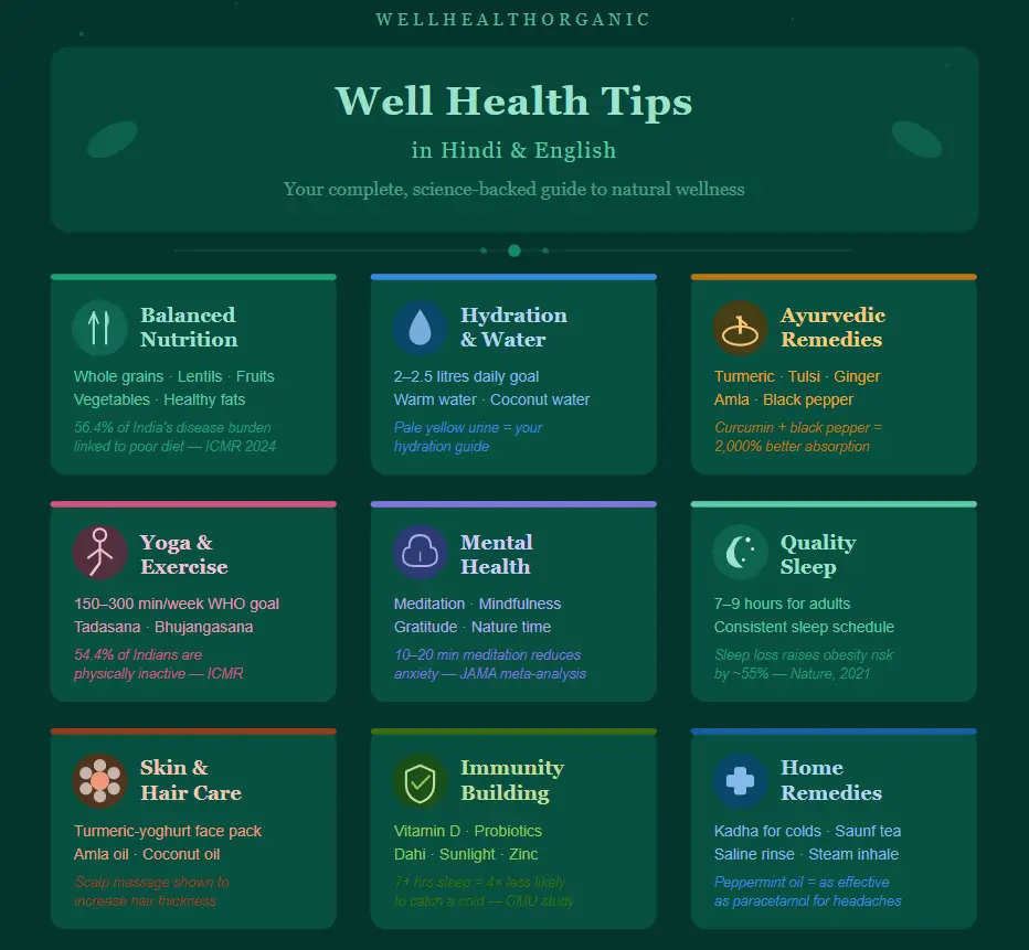 Well Health Tips in Hindi WellHealthOrganic