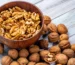 Bowl of shelled walnut halves showing walnut nutrition facts
